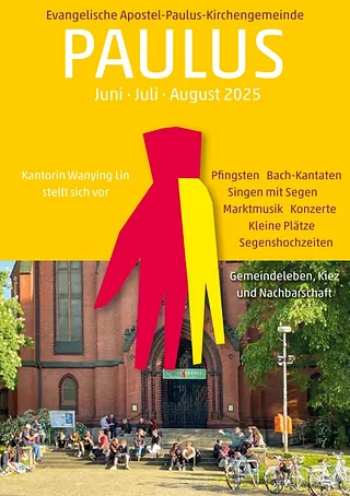 Titelbild des Gemeindebriefes "Paulus" von Juni bis August 2025