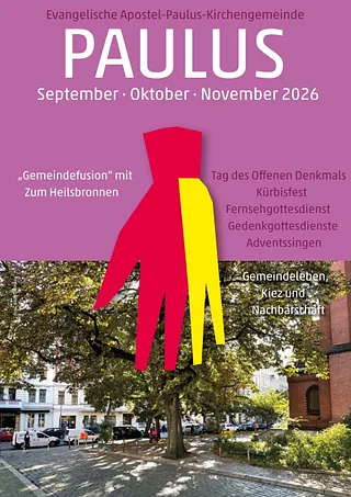 Titelbild des Gemeindebriefes "Paulus" von September bis November 2026