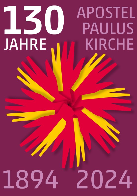 Titelbild der Festschrift "130 Jahre Apostel-Paulus-Kirche"
